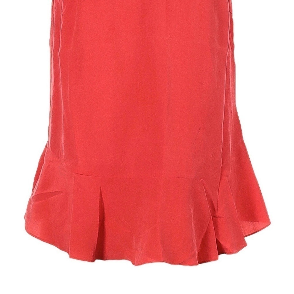 🌺 Joie Cosmo Grenadine 100% Silk Exposed Peplum Zipper Tank Top Size M - Picture 5 of 8